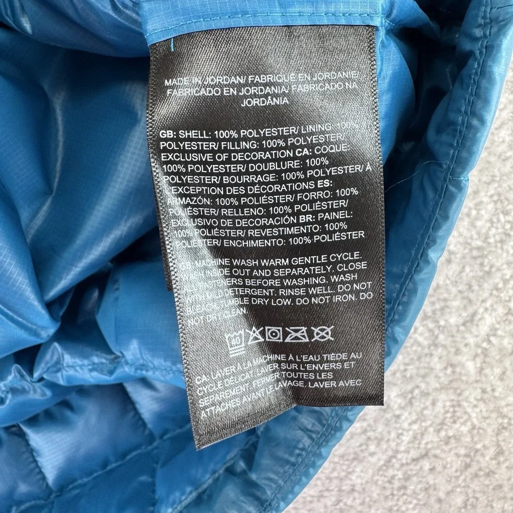 The North Face Thermoball Puffer Jacket Vest Mens XL Dusk Blue